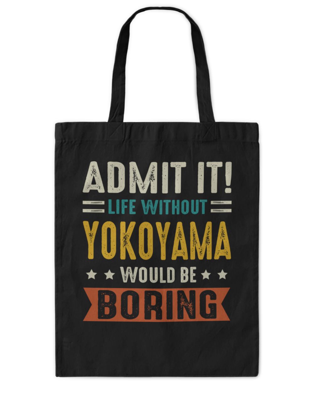 YOKOYAMA Tote Bag - Printed in the EU black onesize