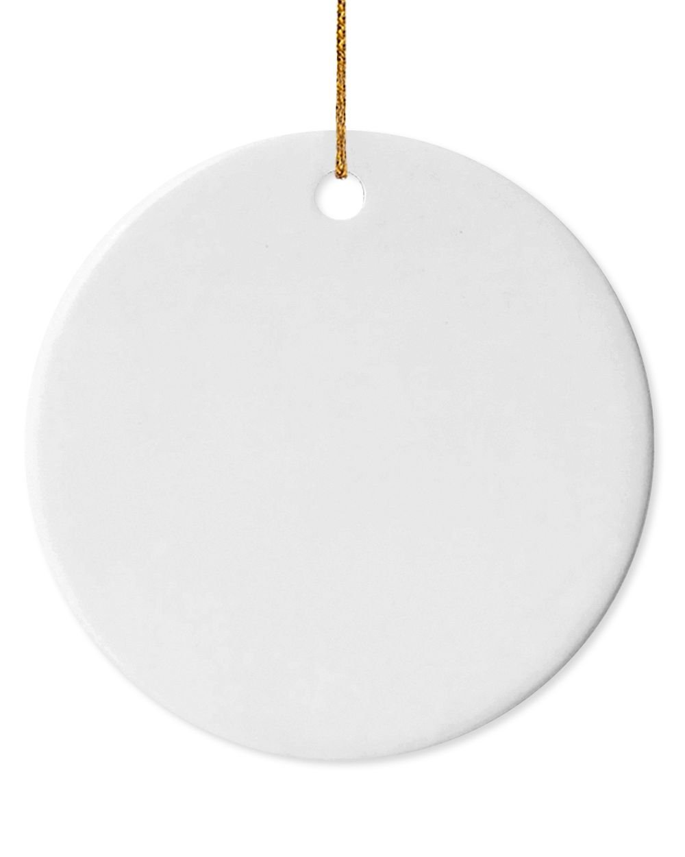 Fbus00723 Teal OR1 Circle Ceramic Ornament (US) white one-sided 1pcs