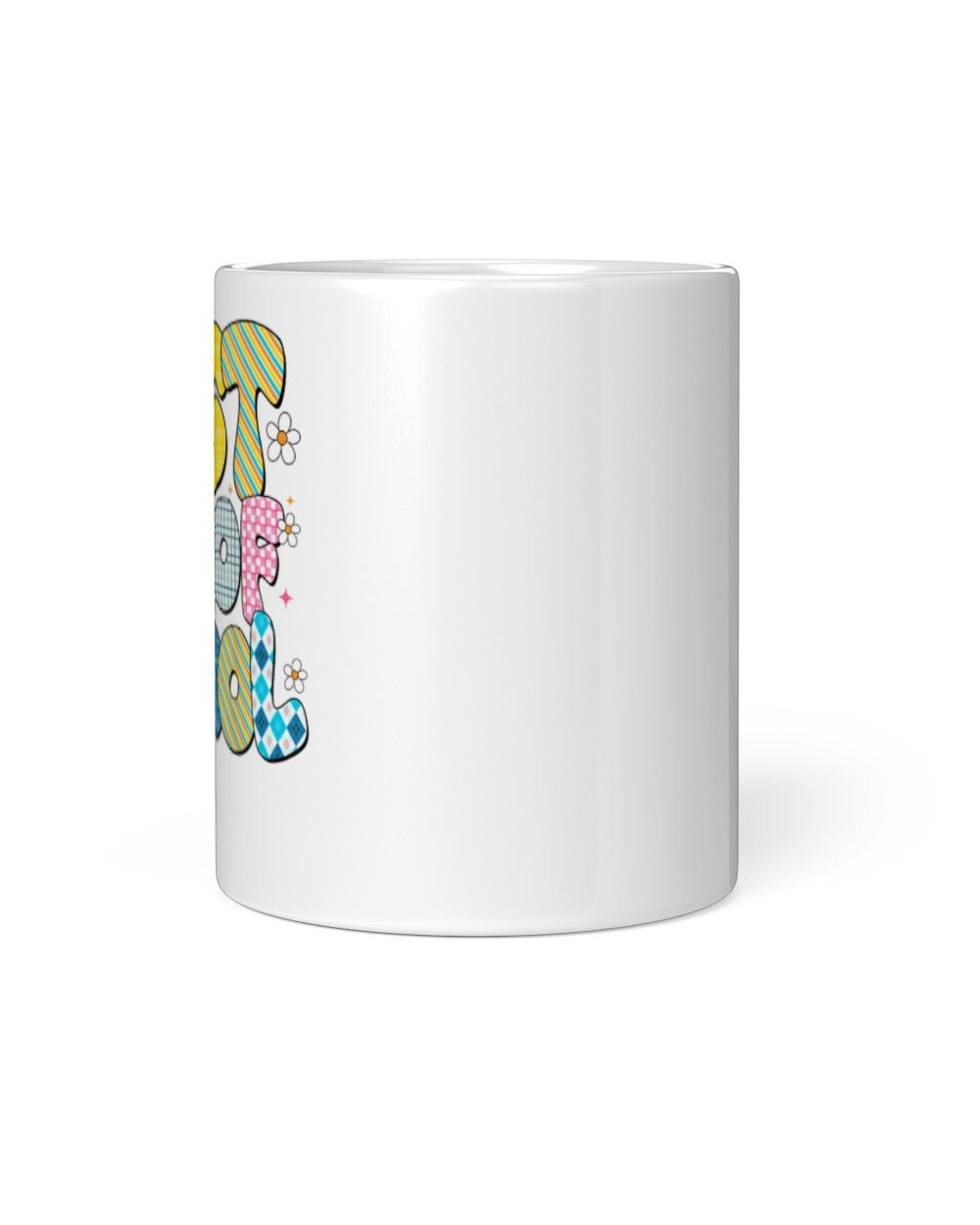 Last Day Of School Coquette School Out Graduation Kids Women White Mug white 11oz