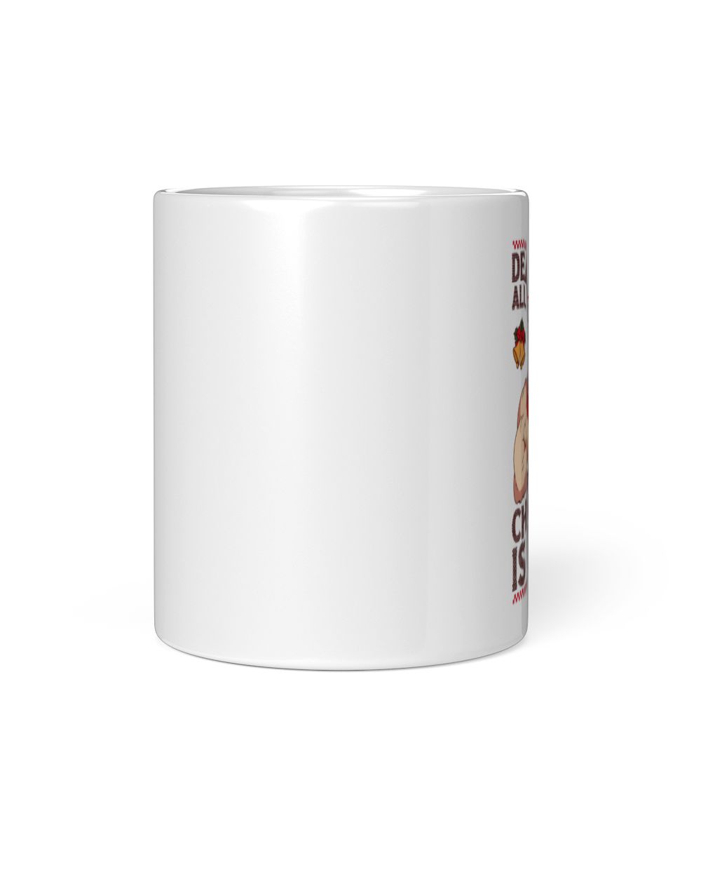 All I want for Christmas is gains White Mug white 11oz