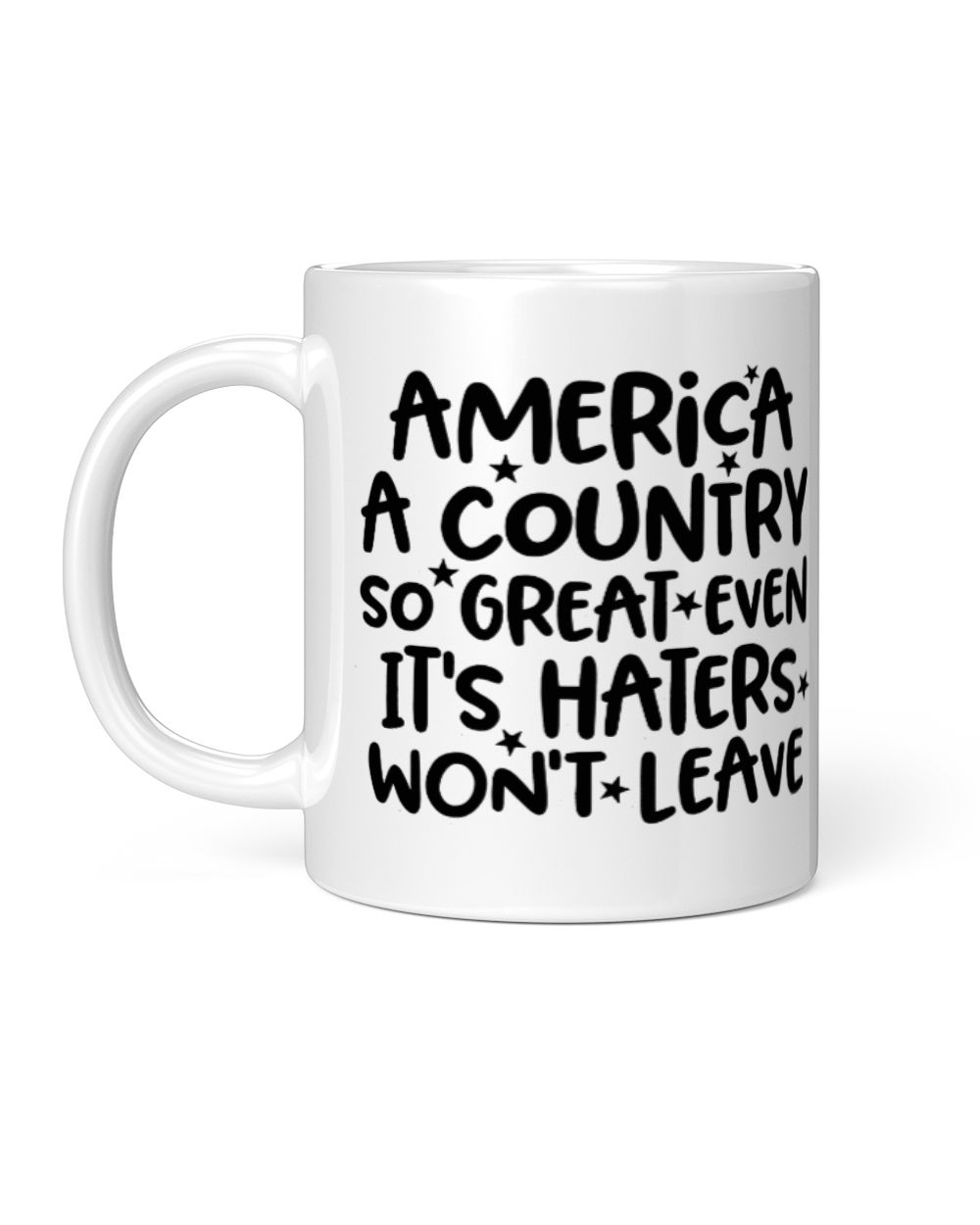 America A country so great White Mug white 11oz