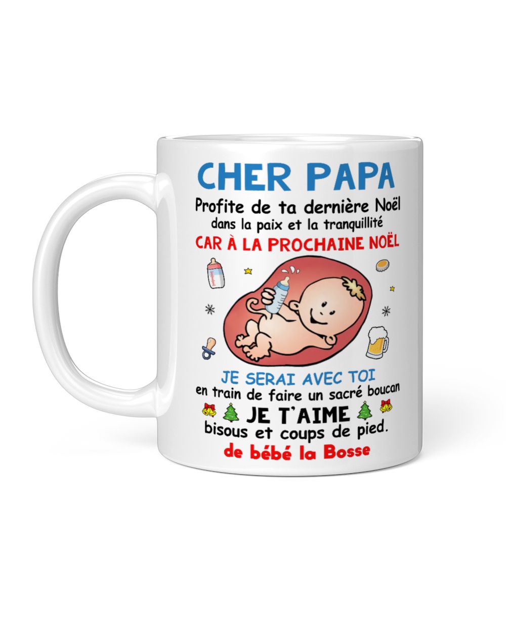 CHER PAPA White Mug white 11oz
