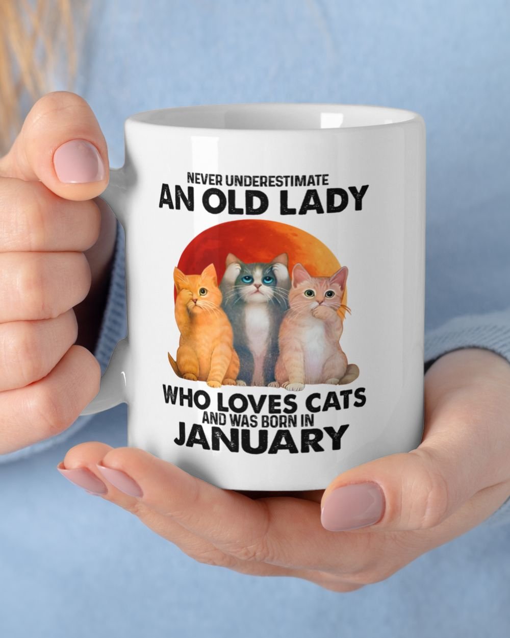 January White Mug white 11oz