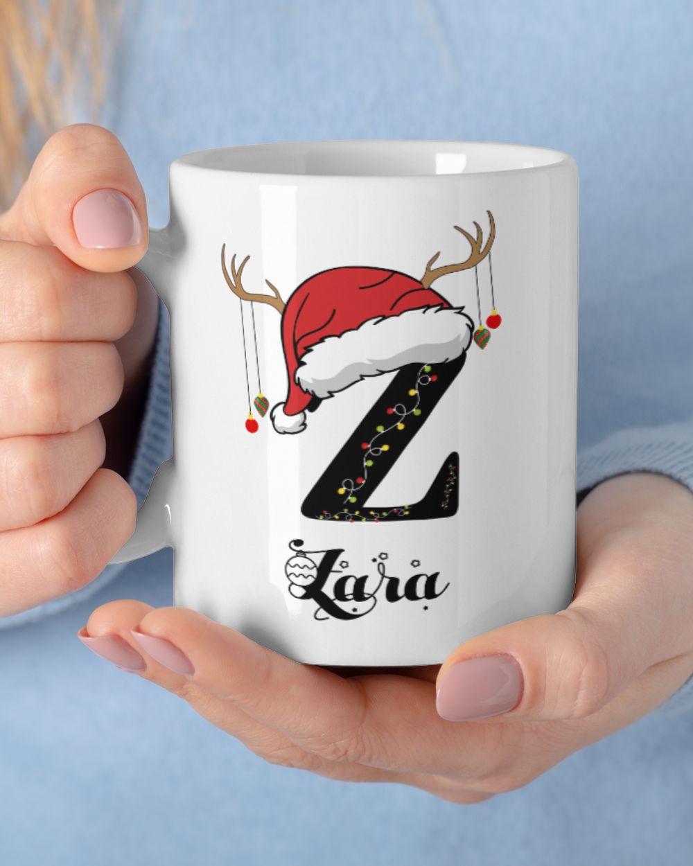ZARA Christmas White Mug white 11oz