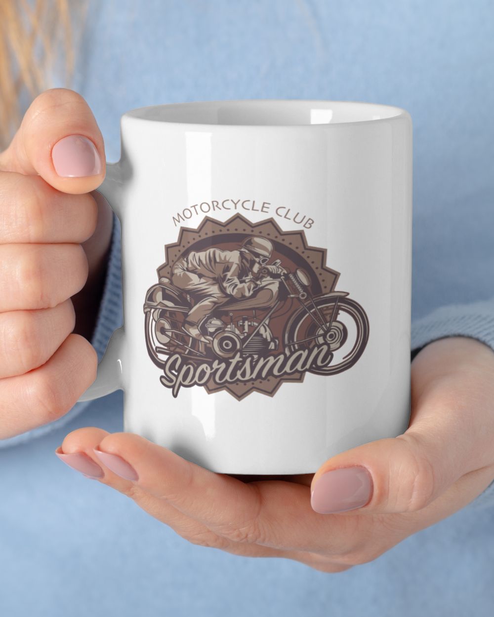 Motorcycle Club Sportsman Mug White Mug white 11oz
