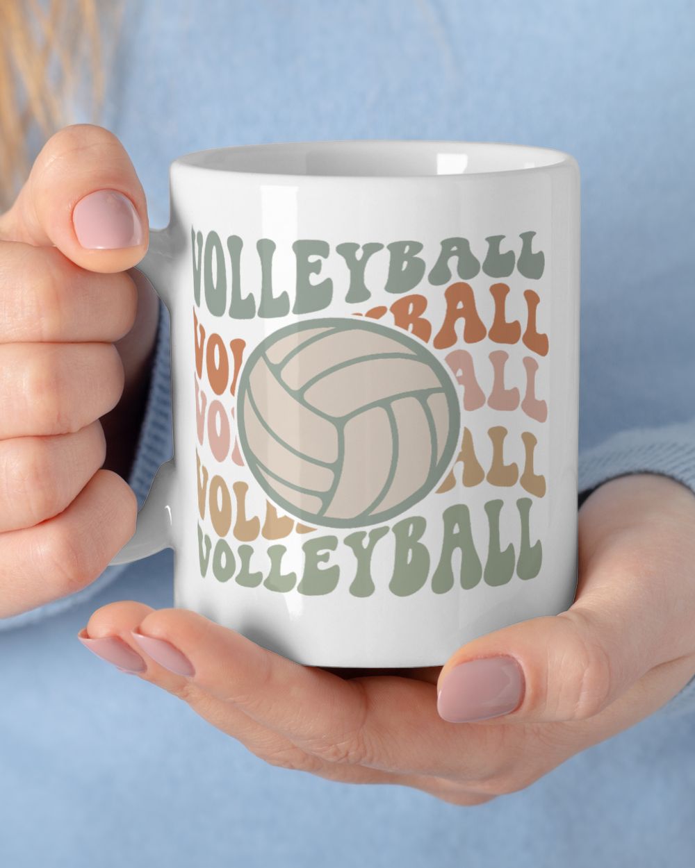 Volleyball Tee Gifts White Mug white 11oz