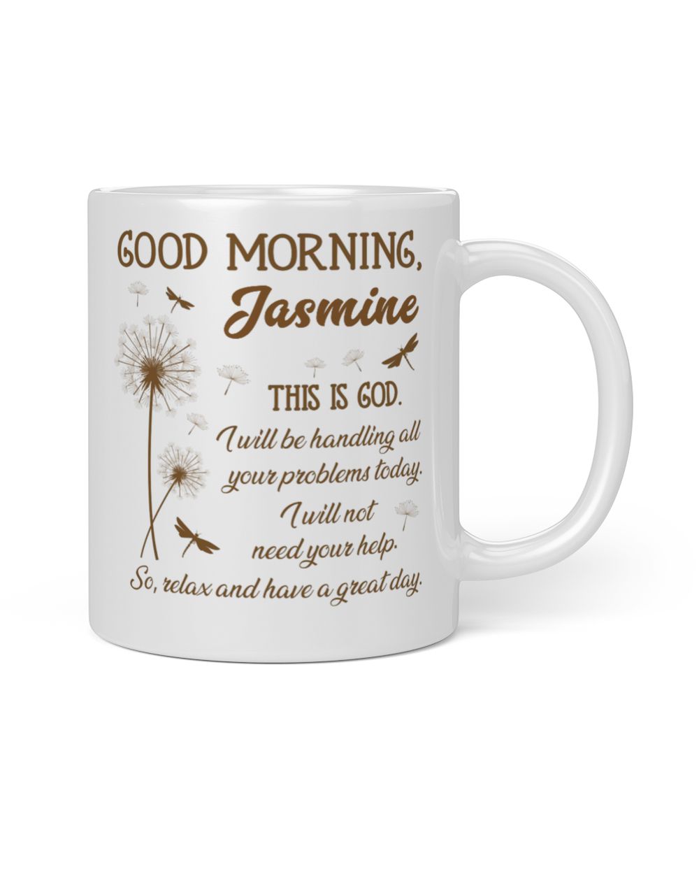 Jasmine Good Morning White Mug white 11oz