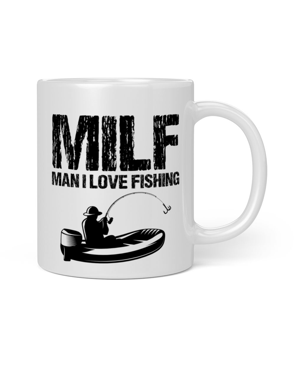 Discount MILF Man I Love Fishing9 T-Shirt White Mug white 11oz