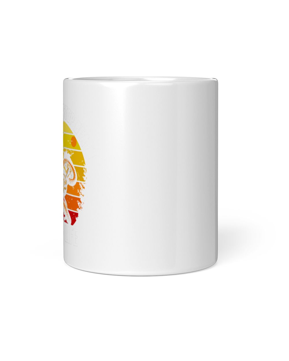 Fear Doesn't Stop Death Mug White Mug white 11oz