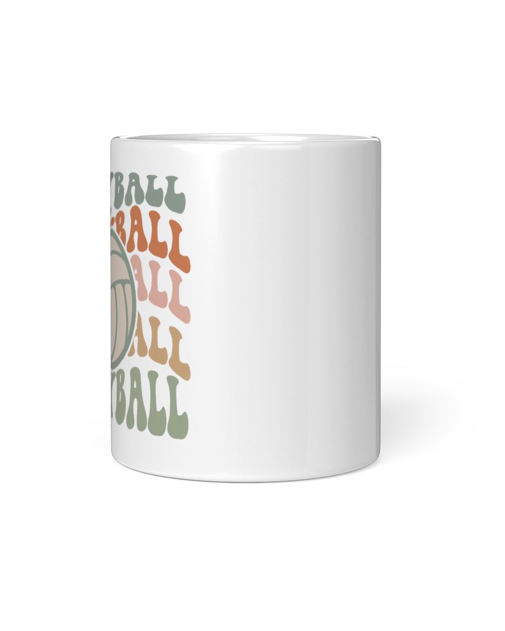 Volleyball Tee Gifts White Mug white 11oz