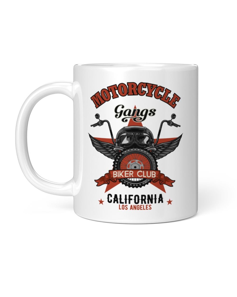 Motorcycle Gangs Biker Club Mug White Mug white 11oz