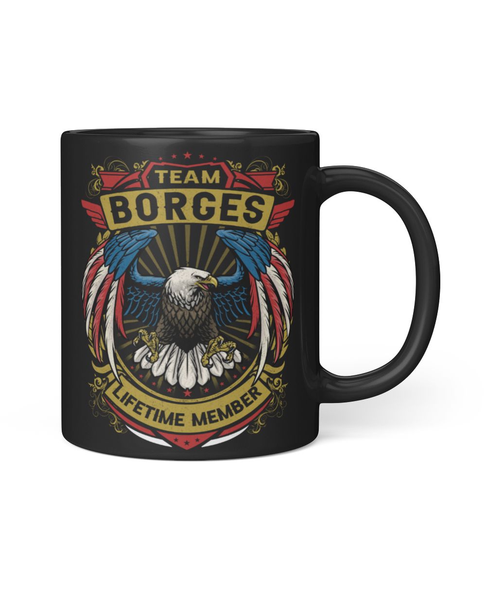 BORGES Black Mug black 11oz