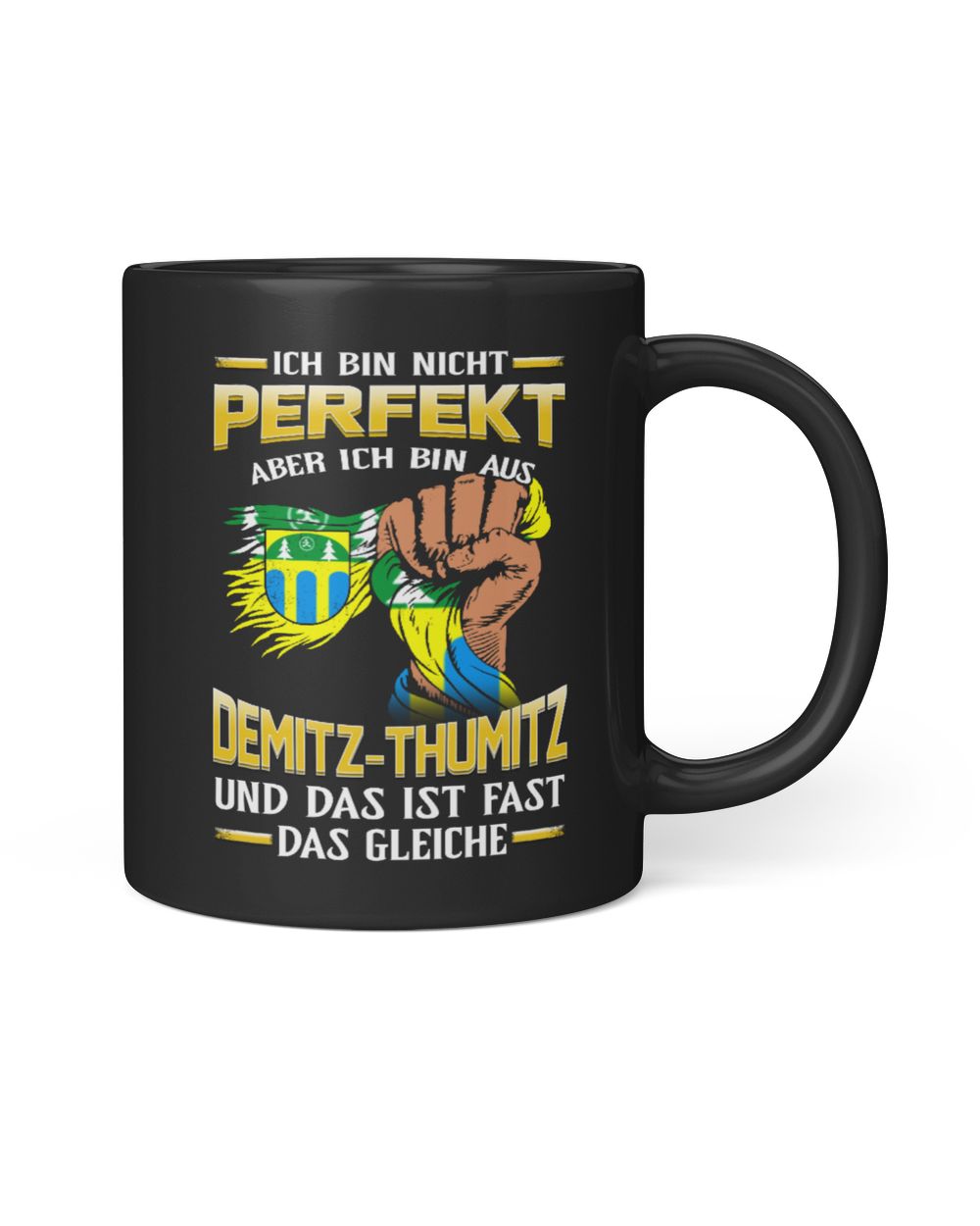 Sachsen-DEMITZ Black Mug black 11oz