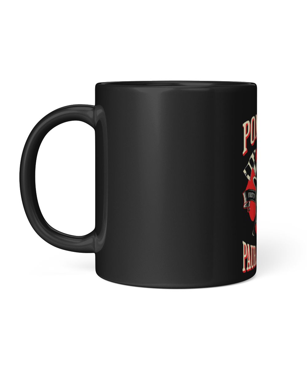 Firefighter Afraid No Fire Black Mug 11oz black 11oz