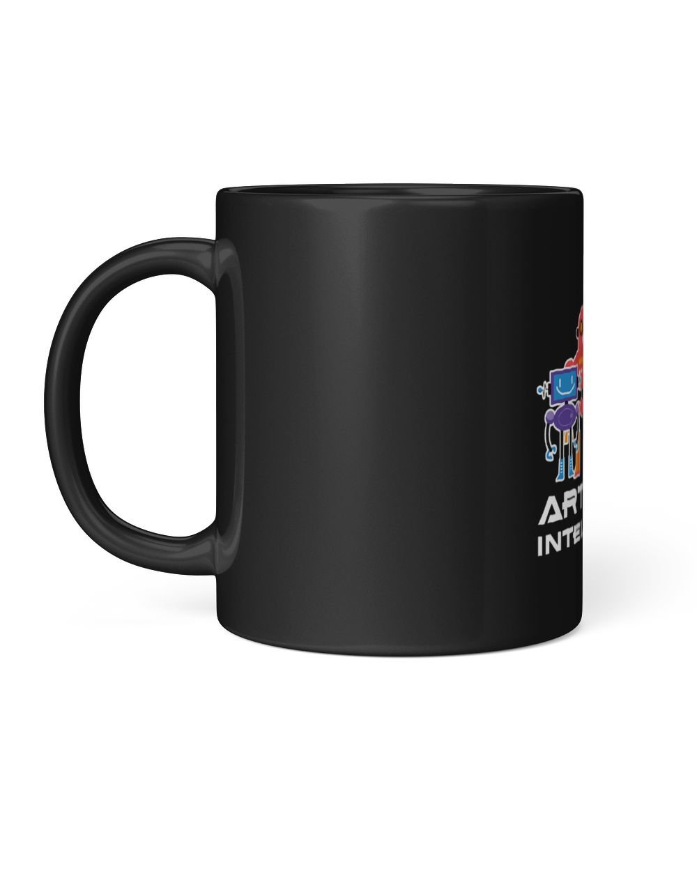 Artificial Intelligence Robots Computer Science AI Black Mug 11oz black 11oz