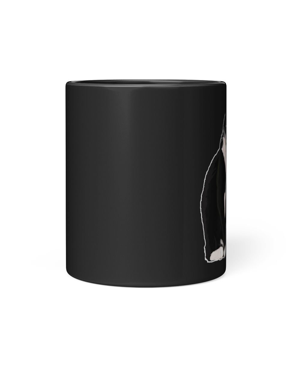 the F you lookin at? Black Mug black 11oz