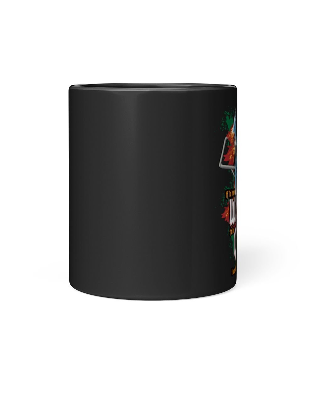 Wanted Quiet Black Mug 11oz black 11oz