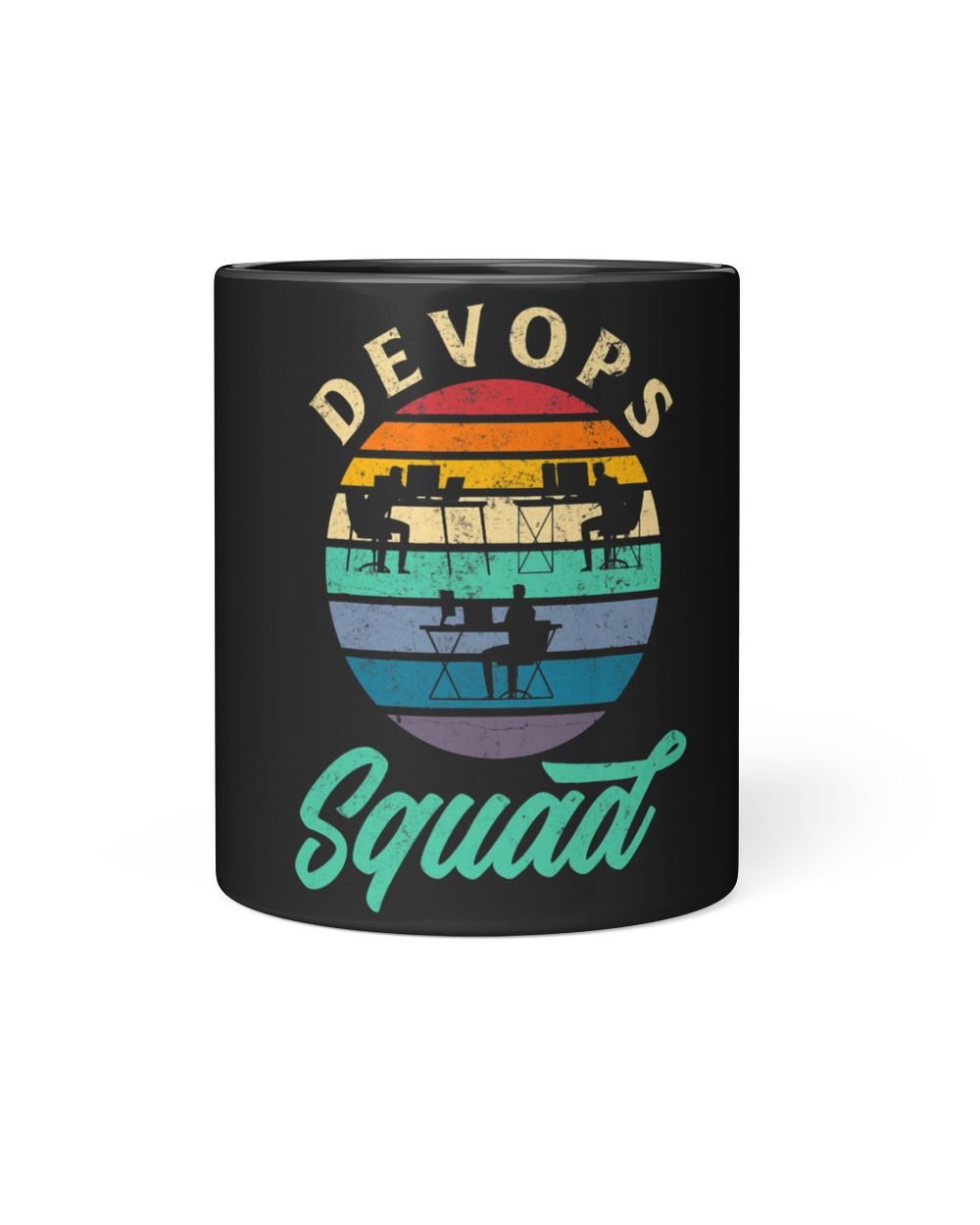 DevOps Engineer Cloud Computing Devops Squad Black Mug 11oz black 11oz