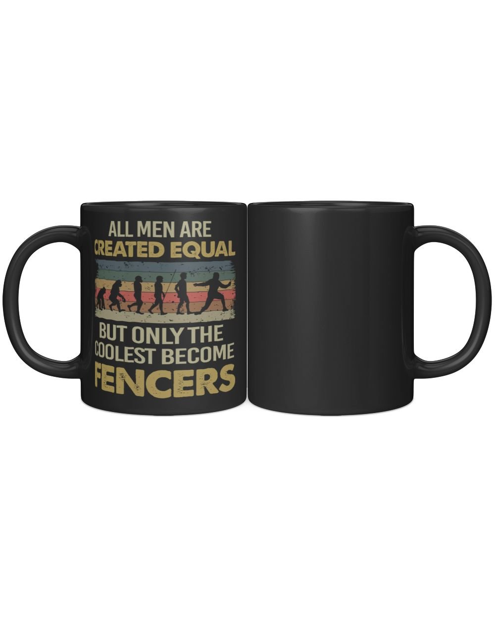 all men are created equal Black Mug black 11oz
