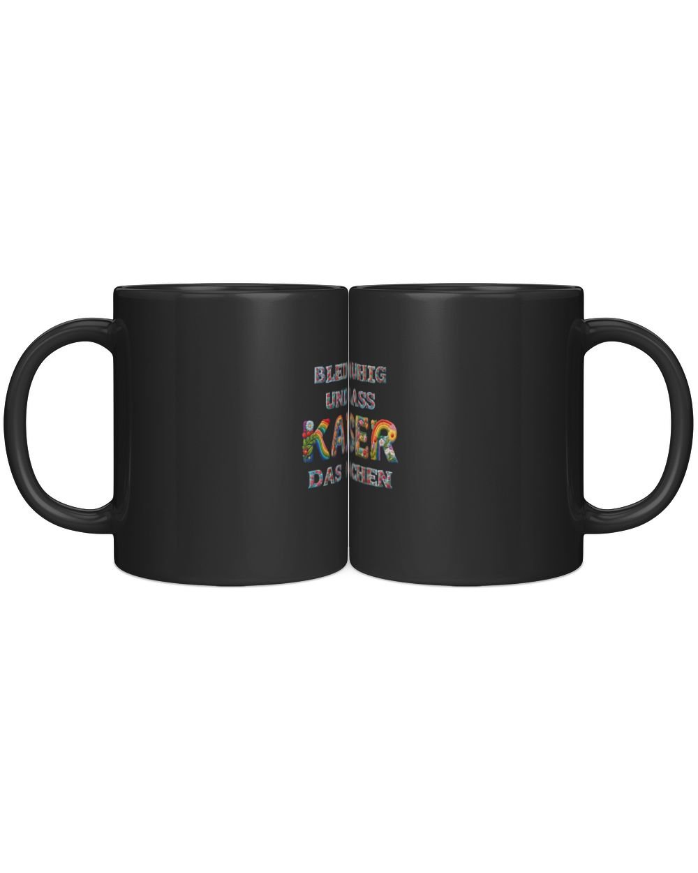 Bleib Ruhig Und Lass Kaiser Das Machen DE36 Black Mug 11oz black 11oz