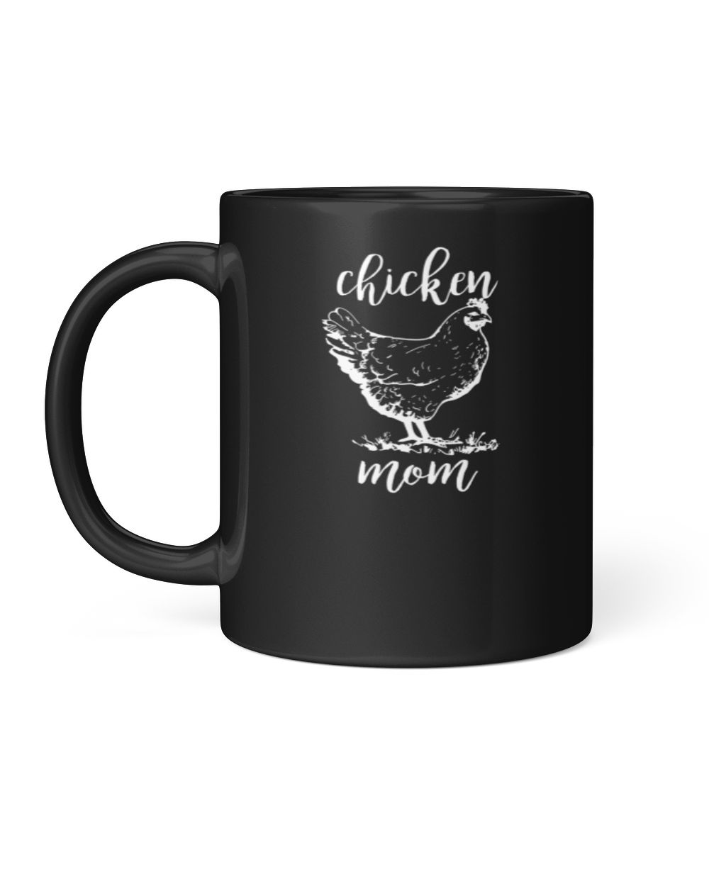 Chicken Mom Hoodie Crazy Chicken Lady Raising Hens Gift Black Mug 11oz black 11oz
