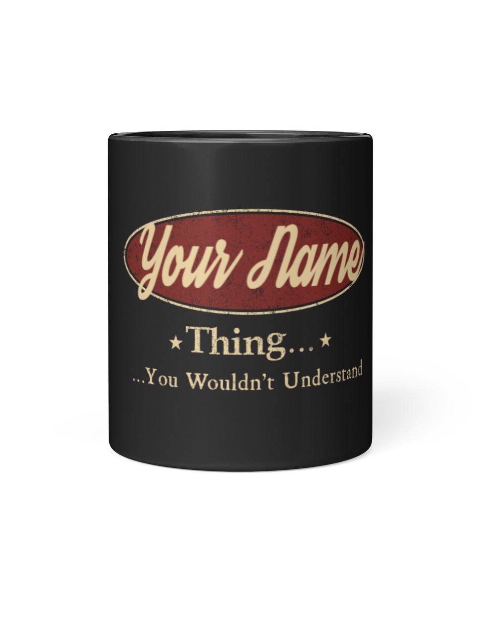 Customize products D1 Black Mug 11oz black 11oz