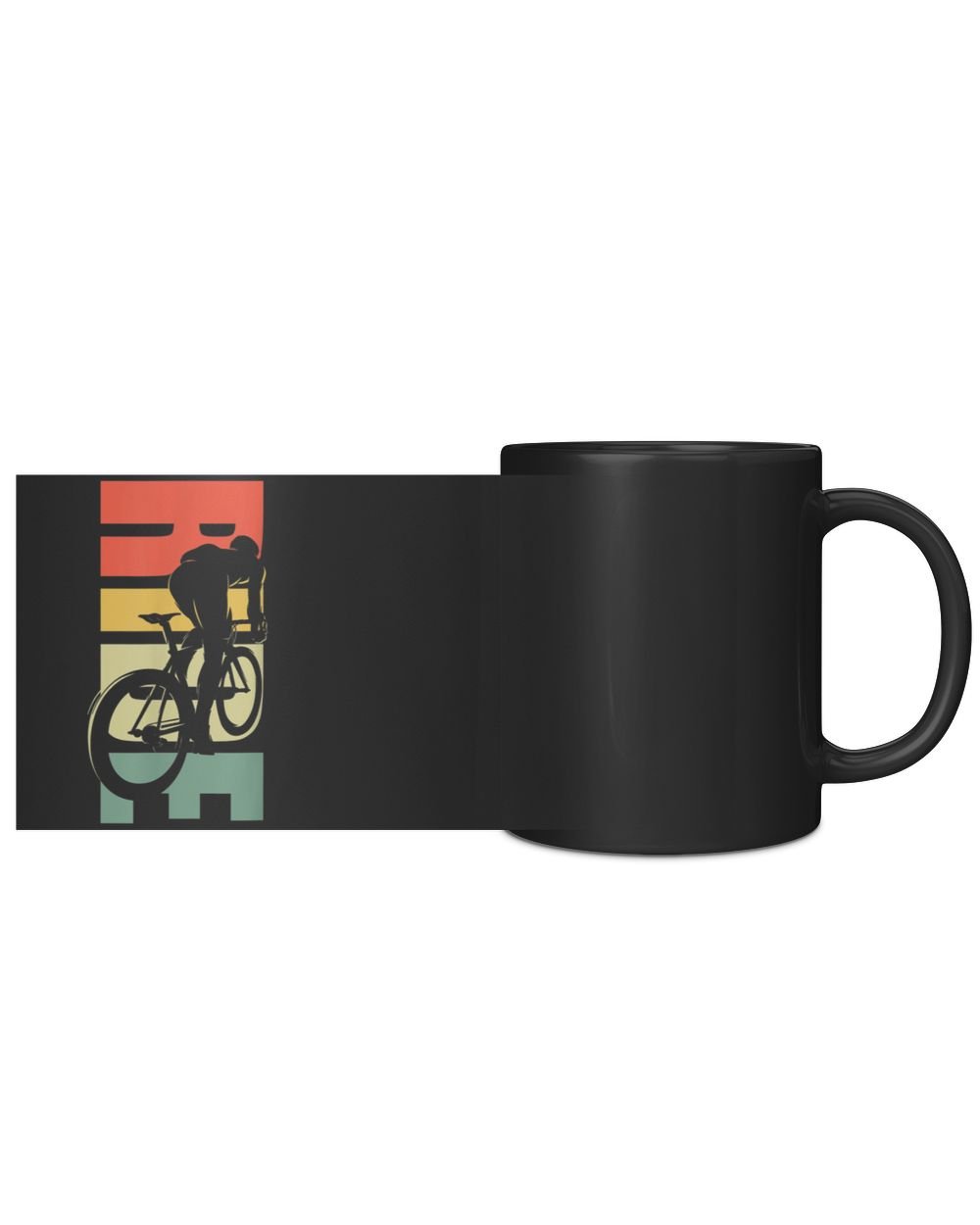 ride retro vintage Black Mug 11oz black 11oz