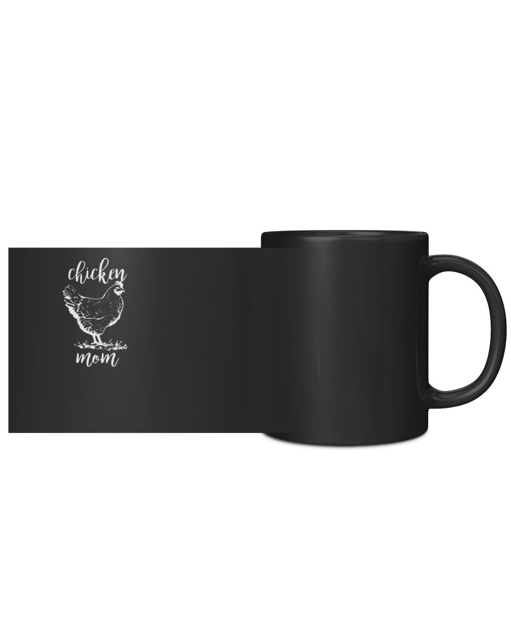Chicken Mom Hoodie Crazy Chicken Lady Raising Hens Gift Black Mug 11oz black 11oz