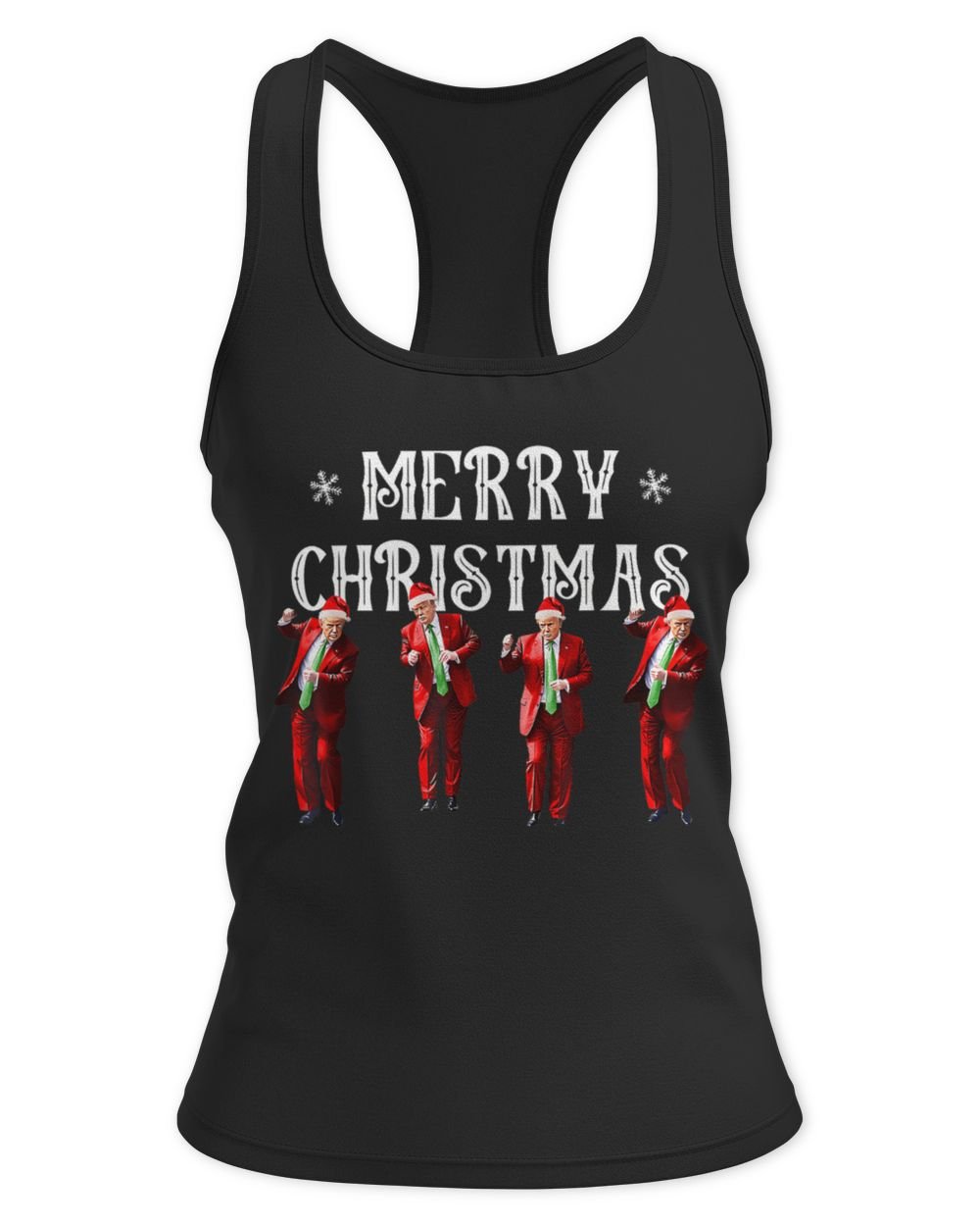 Make Christmas Great Again Women's Ideal Racerback Tank black xs