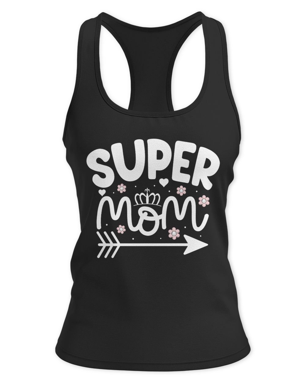 Super Mom Women's Ideal Racerback Tank black xs