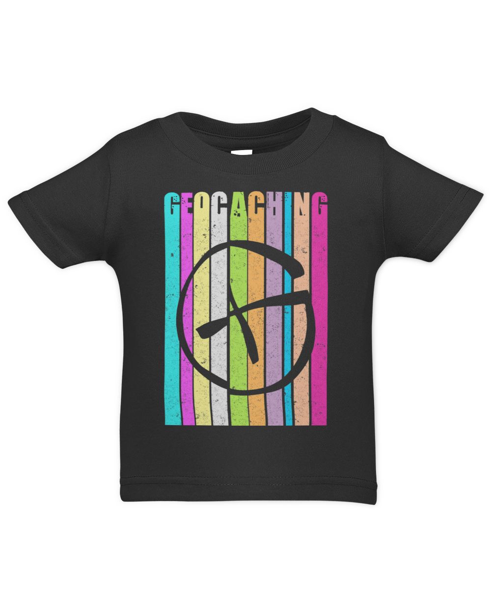 Geocaching IT Nerd For Coders Programmers Infant Jersey T-Shirt black 6m