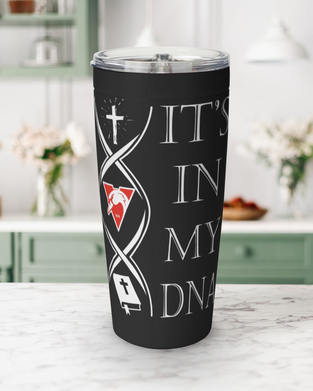 SYDNEY SWANS AUA11 Viking Tumbler (20oz) black 20oz