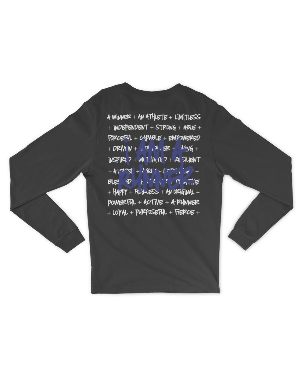 I am a runner gifts Men's Long Sleeved T-Shirt black s