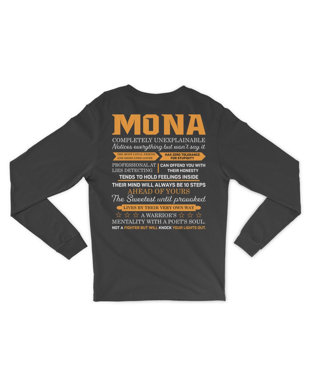 MONA-SDT3-N1 Men's Long Sleeved T-Shirt black s