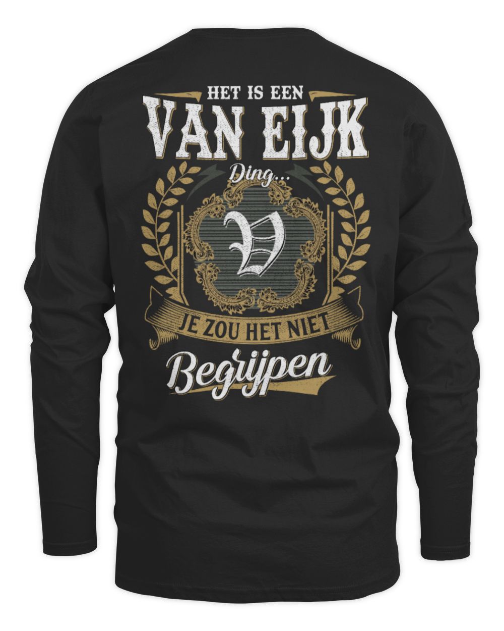 HL0138 Van Eijk HL4 Men's Long Sleeved T-Shirt black s