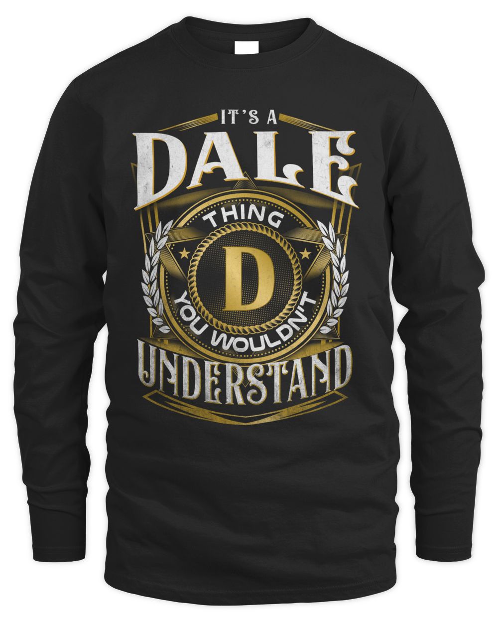 DALE-TP-26-01 Men's Long Sleeved T-Shirt black s