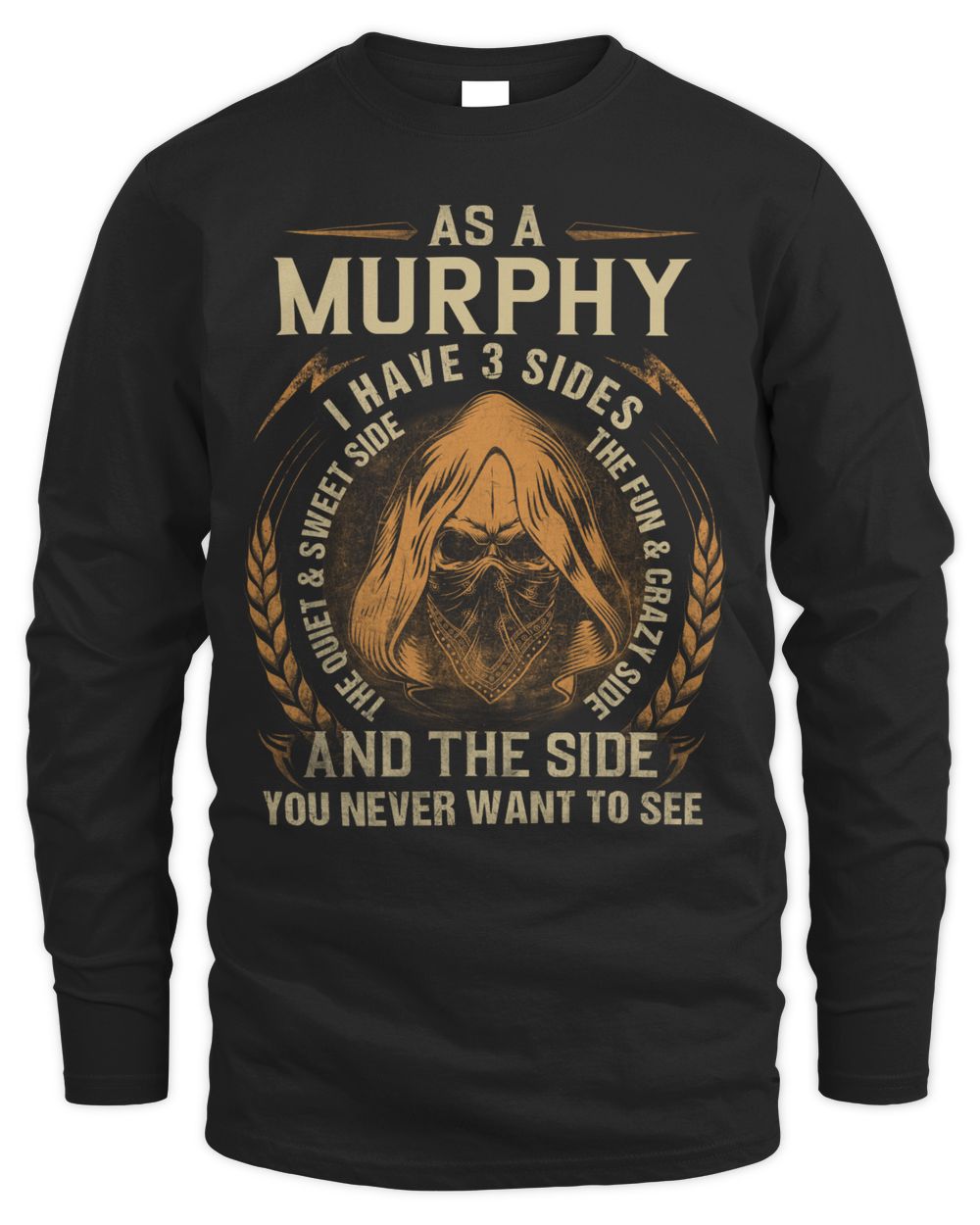 MURPHY-TP-27-01 Men's Long Sleeved T-Shirt black s