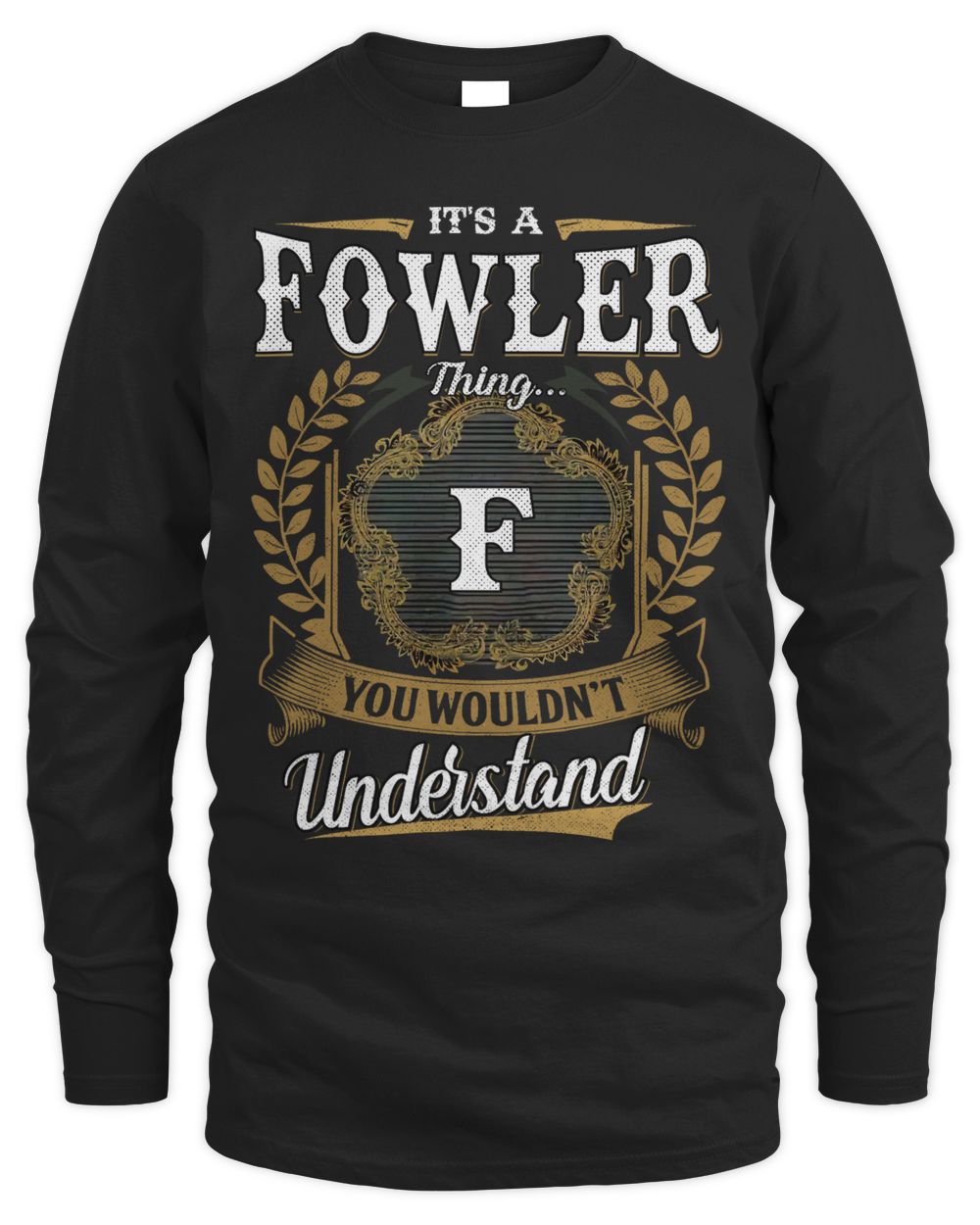 FOWLER-TP-90-01 Men's Long Sleeved T-Shirt black s