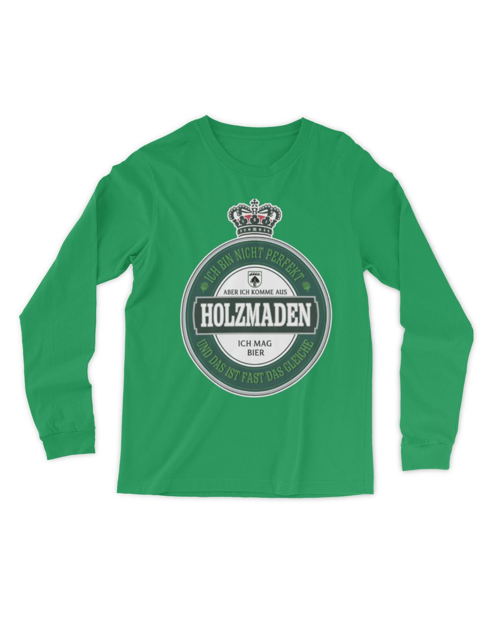HOLZMADEN Men's Long Sleeved T-Shirt irish-green s