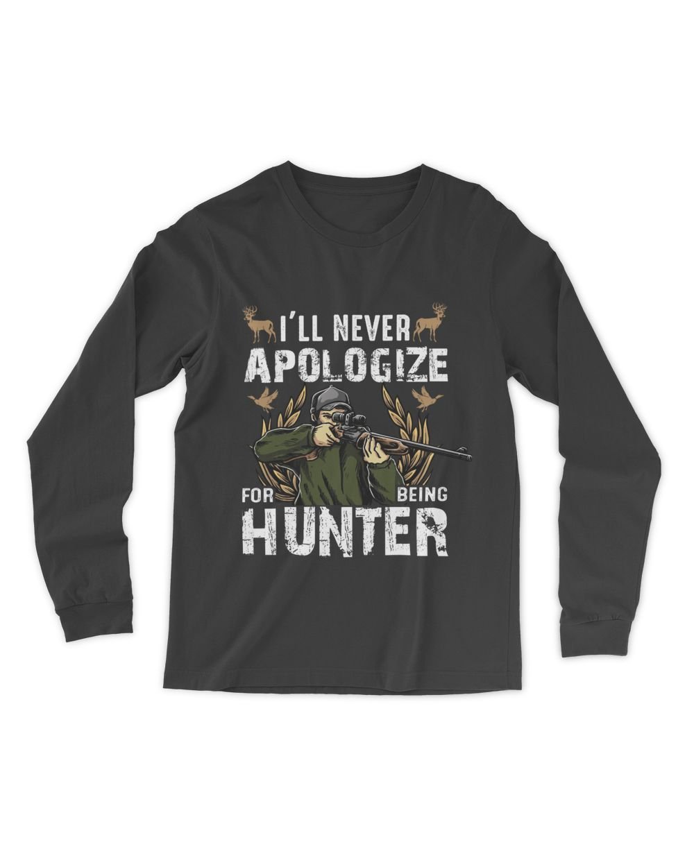 I'll never apologize Men's Long Sleeved T-Shirt black s
