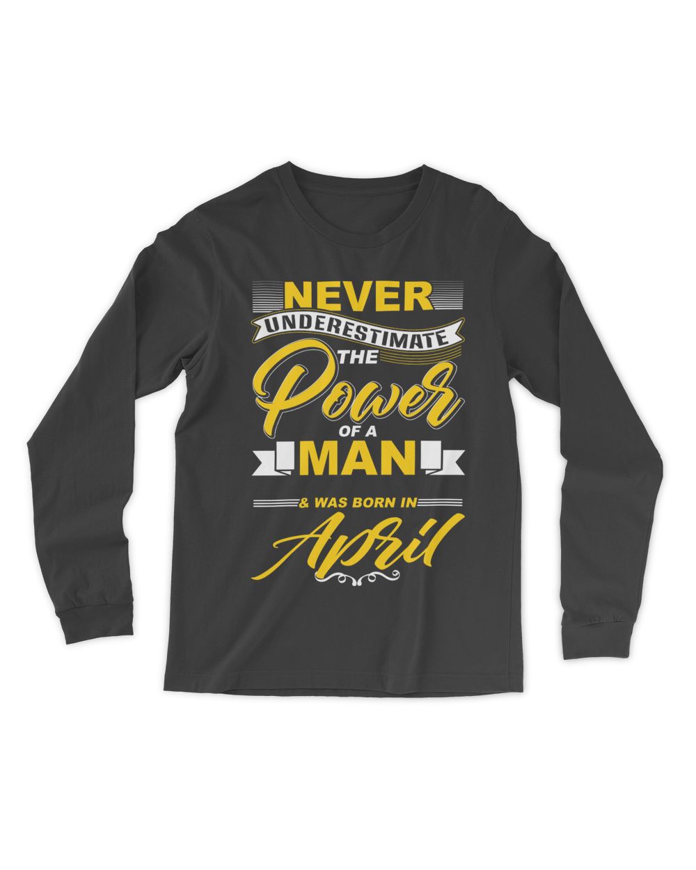 Power Men's Long Sleeved T-Shirt black s