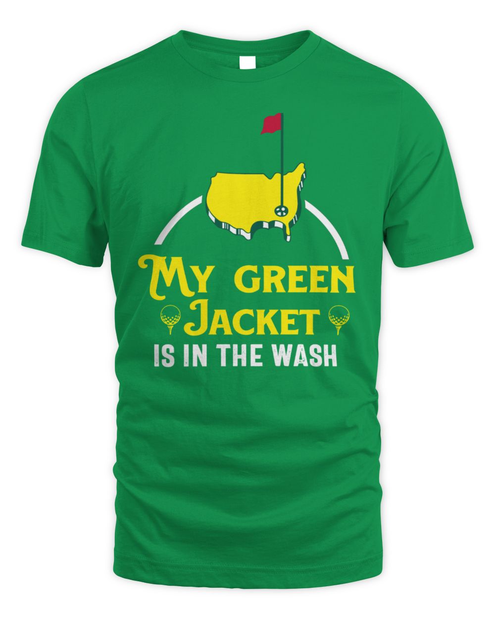My green Jacket is in the wash Unisex Standard T-Shirt irish-green s