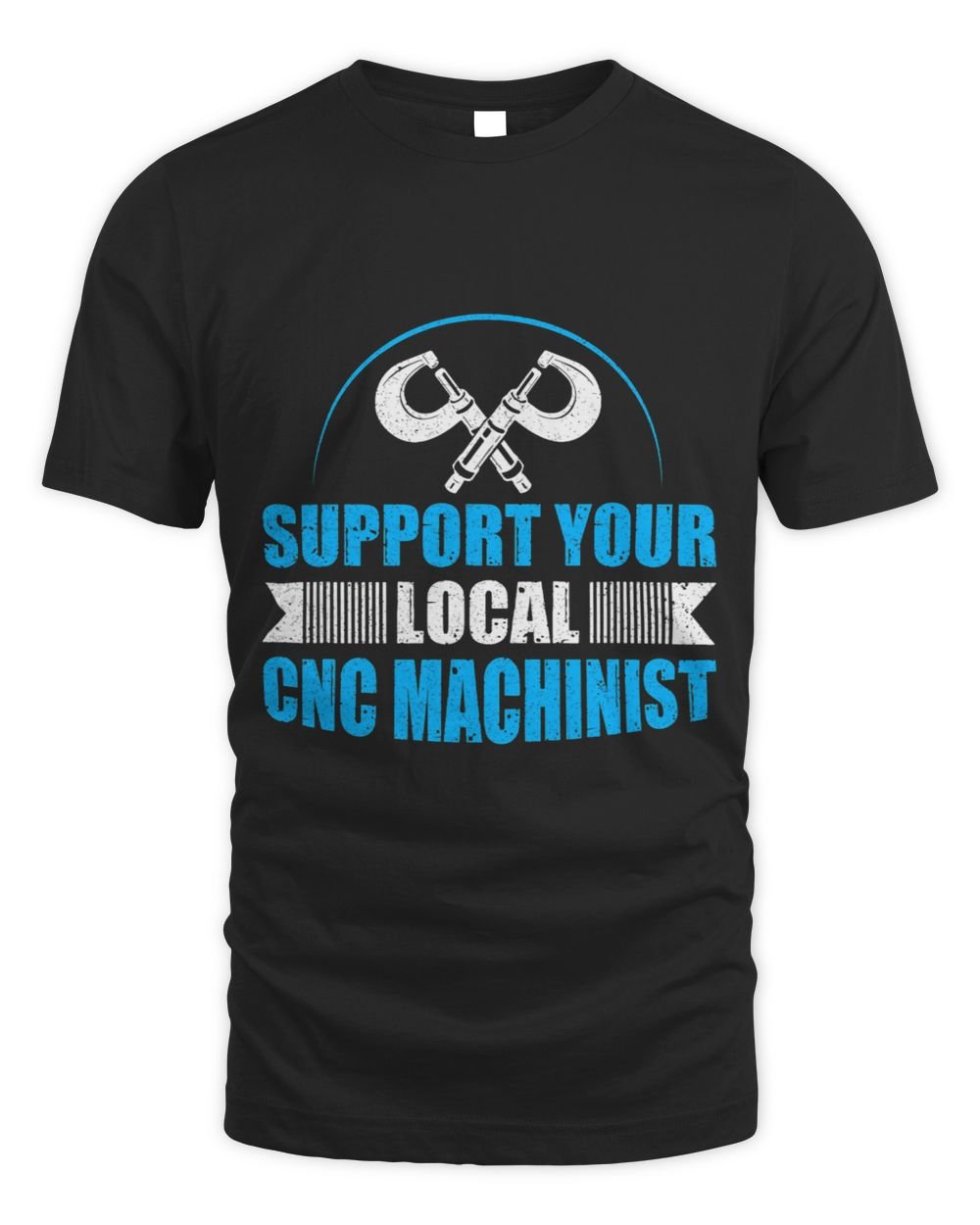Mechanic CNC Operator CNC Machinist 2 Unisex Standard T-Shirt black s