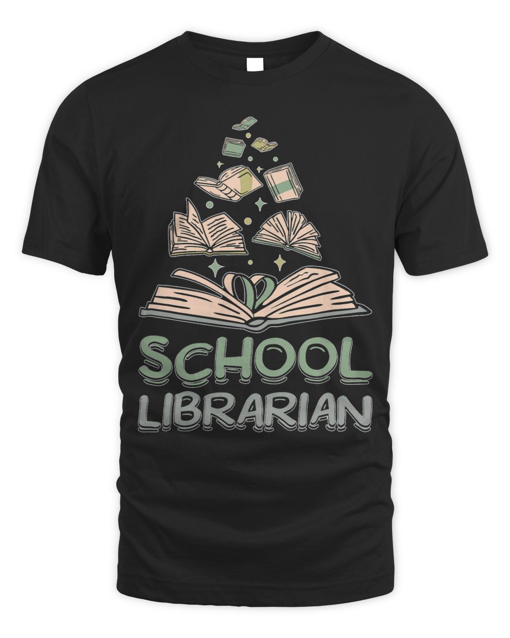 Librarian Job School librarian Unisex Standard T-Shirt black s