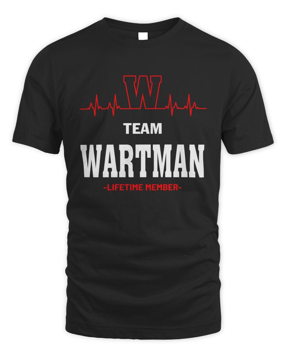 WARTMAN Unisex Standard T-Shirt black s