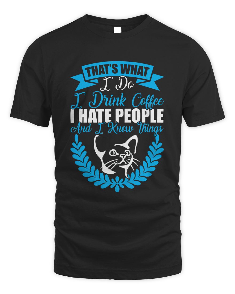 Love Cat T-Shirt, Hoodie, Tank top With Funny Quotes (17) Unisex Standard T-Shirt black s