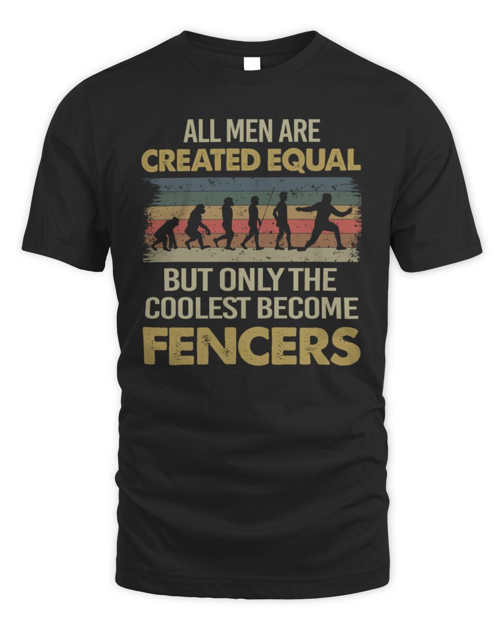 all men are created equal Unisex Standard T-Shirt black s