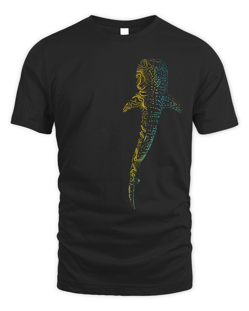 Whale Shark Art - Diving Unisex Standard T-Shirt black s