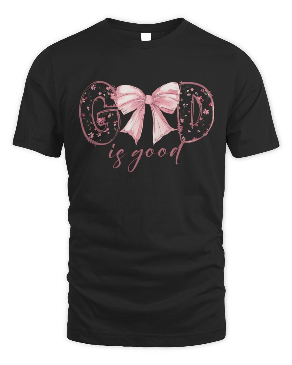 Is Good Xmas Unisex Standard T-Shirt black s