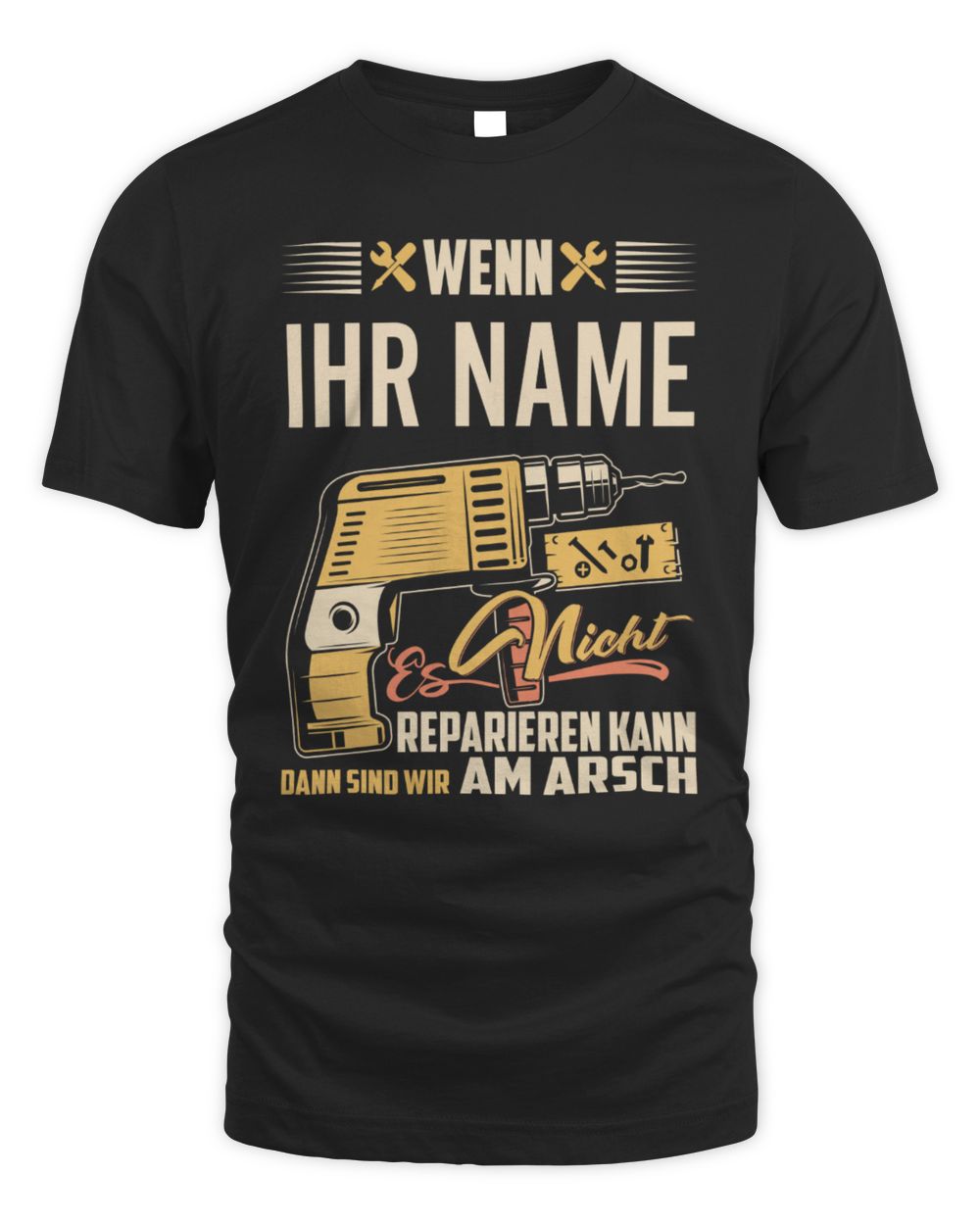 Customize Products DE4 Unisex Standard T-Shirt black s